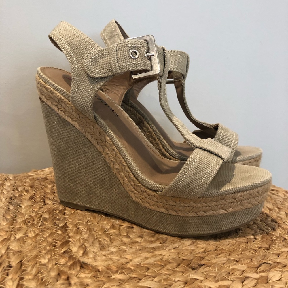 JustFab wedges